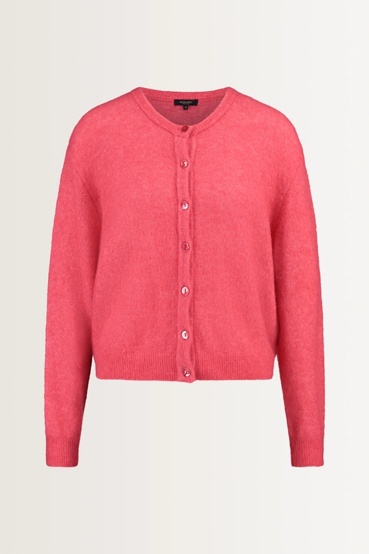 Gebreid vest van alpacawolmix