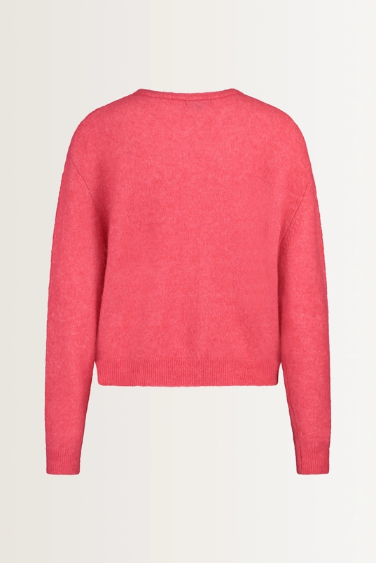 Gebreid vest van alpacawolmix