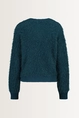 Gebreid vest van featherlook garen