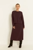 Gebreide A-lijn rok met cashmere