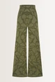 Gebreide broek met jacquardstructuur