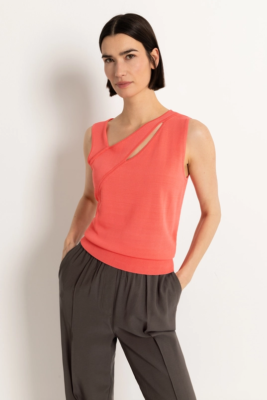 Gebreide cut-out top