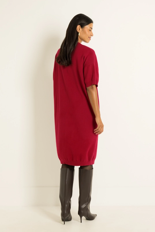 Gebreide jurk met boxy fit