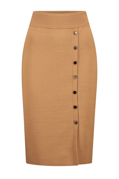Mode Rokken Wollen rokken Claudia Sträter Claudia Str\u00e4ter Wollen rok bruin volledige print casual uitstraling Mode Rokken Wollen rokken Claudia Sträter Claudia Str\u00e4ter Wollen rok bruin volledige print casual uitstraling