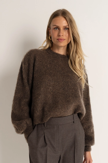 Gebreide pullover alpaca blend