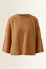 Gebreide pullover met decoratieve naden OUI