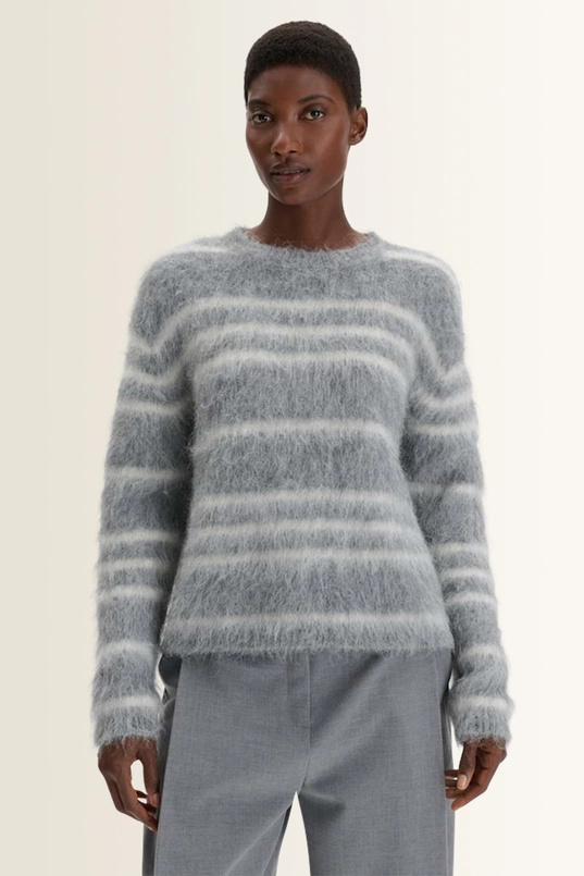 Gebreide trui met fuzzy structuur Taira Someday