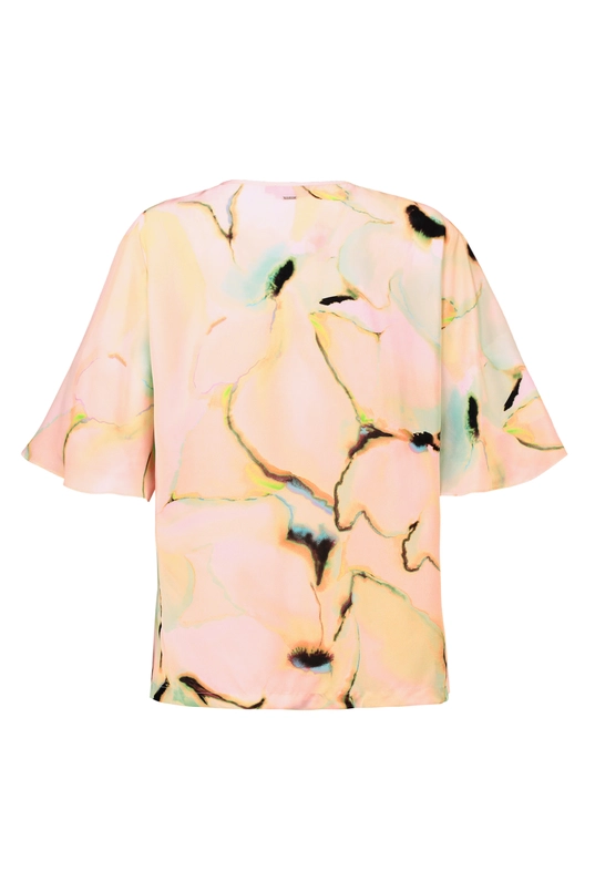 Gedessineerde blousetop