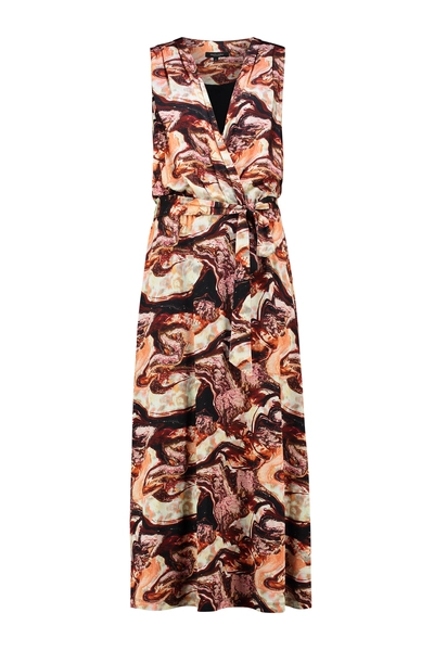Gedessineerde maxi-jurk