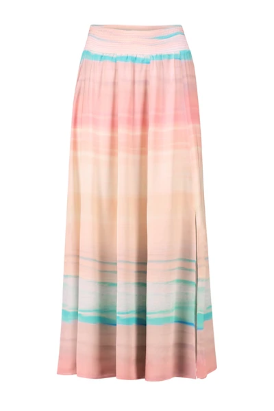 Gedessineerde maxi rok