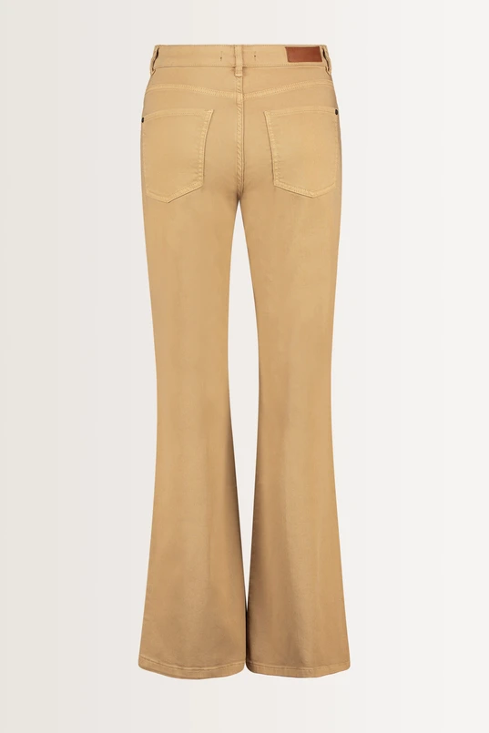 Gekleurde flared broek