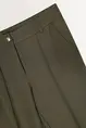 Gemêleerde pantalon met rechte pijpen