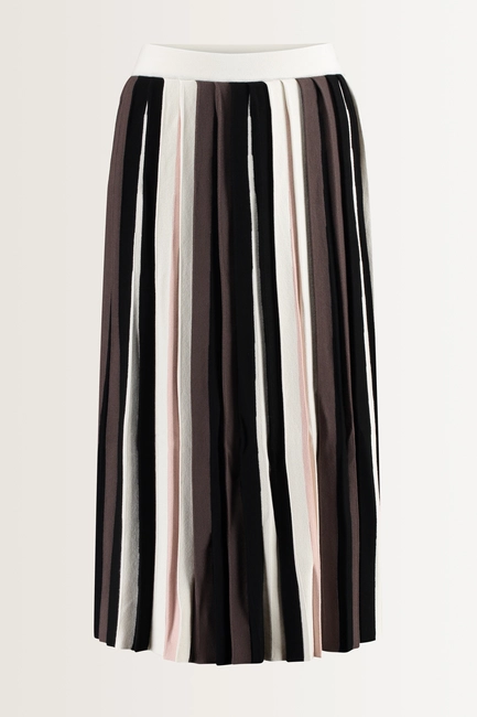 Geplisseerde streeprok Pleiadi Max Mara Weekend