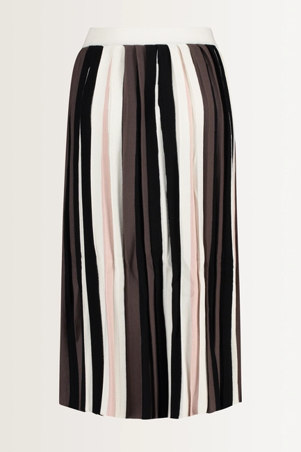Geplisseerde streeprok Pleiadi Max Mara Weekend