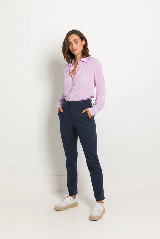 Geplooide blouse
