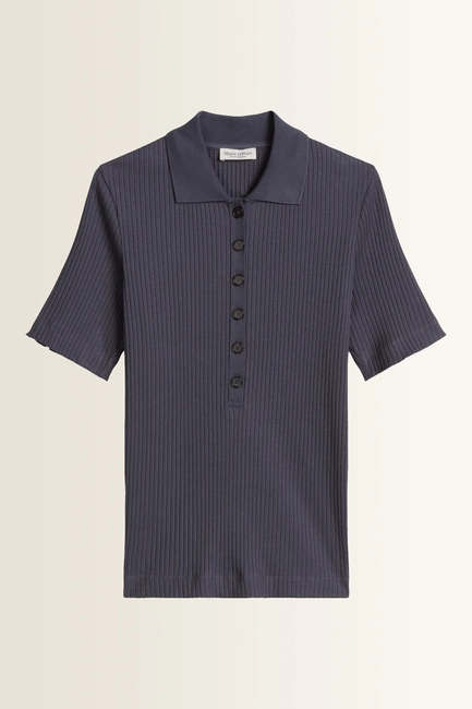 Geribde polo top Marc O'Polo