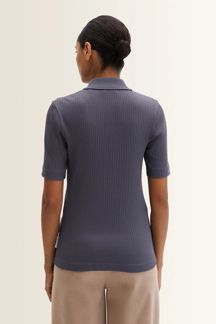 Geribde polo top Marc O'Polo