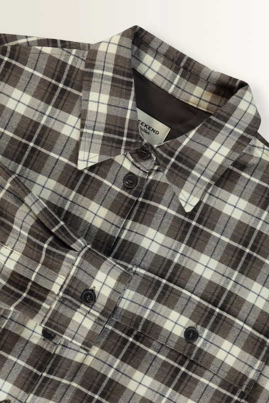 Geruit flanellen overshirt Berlina Max Mara Weekend