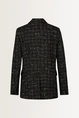 Geruite blazer in bouclé