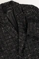 Geruite blazer in bouclé