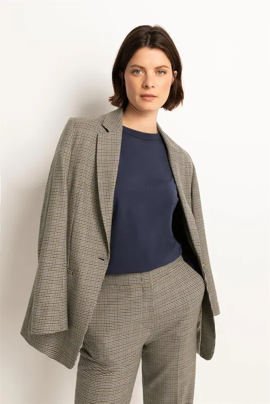 Geruite blazer