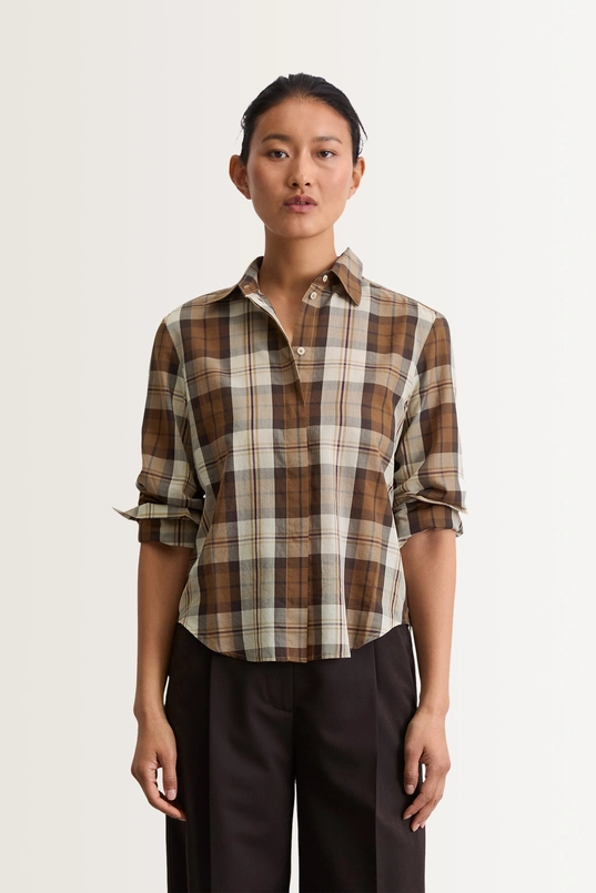Geruite blouse Marc O'Polo