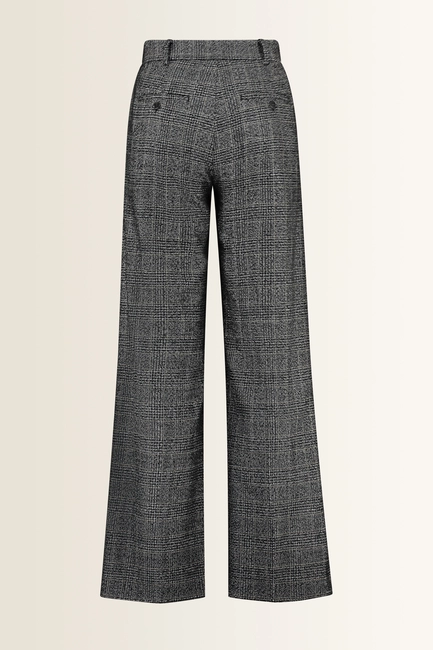Geruite pantalon van pure scheerwol Pacca Max Mara Weekend