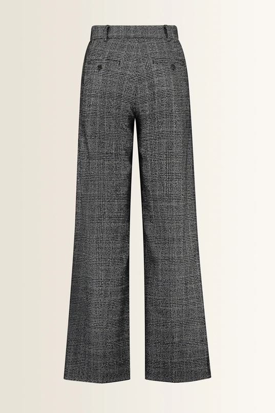 Geruite pantalon van pure scheerwol Pacca Max Mara Weekend