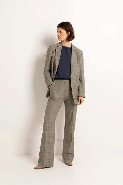 Geruite pantalon