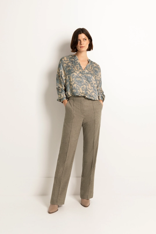 Geruite pantalon