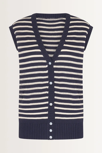 Gestreept gilet