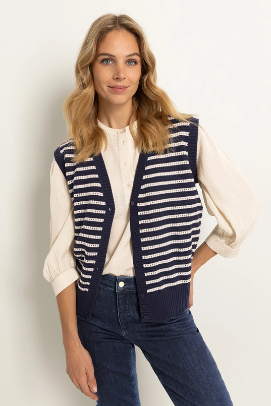 Gestreept gilet