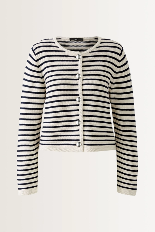 Gestreept katoenen vest OUI