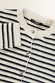 Gestreept kort vest metalen knopen Vodka Max Mara Weekend