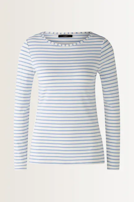Gestreept longsleeve shirt Sumiko OUI