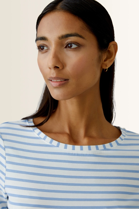Gestreept longsleeve shirt Sumiko OUI