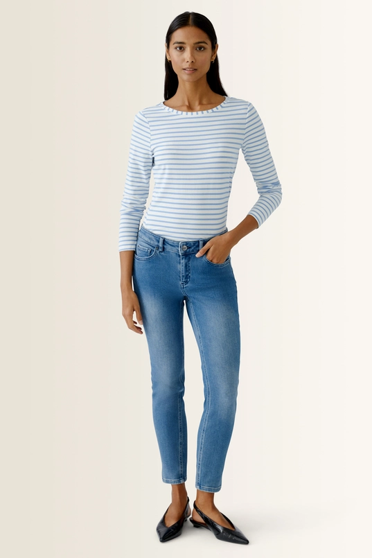 Gestreept longsleeve shirt Sumiko OUI