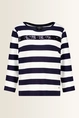 Gestreept sweatshirt met pailletten detail Monari