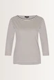 Gestreept t-shirt met metallic accenten