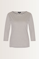 Gestreept t-shirt met metallic accenten