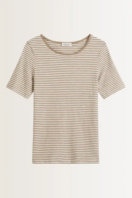 Gestreept T-shirt ronde hals Marc O'Polo