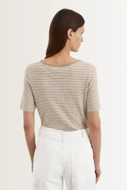 Gestreept T-shirt ronde hals Marc O'Polo