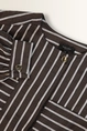 Gestreepte blouse met borstzakken