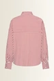 Gestreepte blouse met grafische belijning