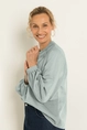 Gestreepte blouse met raglanmouwen