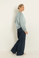 Gestreepte blouse met raglanmouwen