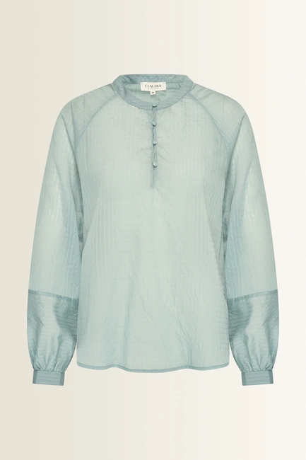 Gestreepte blouse met raglanmouwen