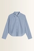 Gestreepte chambray blouse Marc O'Polo