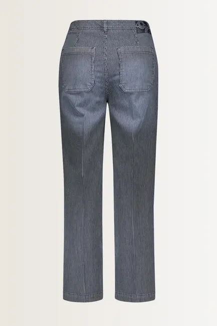 Gestreepte denim broek Feliza1 Gardeur