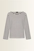 Gestreepte jersey sweater